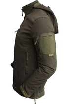 Куртка мужская тактическая Combat Турция Софтшел Soft-Shell ВСУ (ЗСУ) S 8176 оливковая (OPT-4025) - изображение 2
