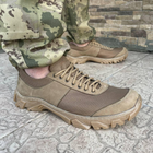 Кросівки чоловічі тактичні сітка ЗСУ (ЗСУ) 6723 45 р 30 см коричневі (OPT-1570) - зображення 1