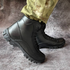 Ботинки мужские зимние тактические ВСУ (ЗСУ) 8609 45 р 29,5 см черные (OPT-2290) - изображение 8