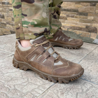 Кроссовки мужские тактические ВСУ (ЗСУ) 7516 43 р 28 см коричневые (OPT-2190) - изображение 1