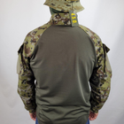 Рубашка мужская военная тактическая с липучками рип-стоп ВСУ (ЗСУ) Ubaks Убакс 20221839 7289 M 48 р хаки (OPT-1370) - изображение 5