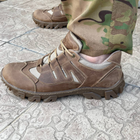 Кросівки чоловічі тактичні ЗСУ 7513 40 р 26 см коричневі (OPT-2190) - зображення 5