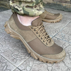 Кросівки чоловічі тактичні сітка ЗСУ (ЗСУ) 6718 40 р 26,5 см коричневі (OPT-1570) - зображення 4