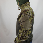Рубашка мужская военная тактическая с липучками рип-стоп ВСУ (ЗСУ) Ubaks Убакс 20221839 7290 L 50 р хаки (OPT-1370) - изображение 2