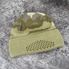 Балаклава-шапка тактическая вязанная Турция ВСУ (ЗСУ) 8681 хаки (OPT-460) - изображение 3