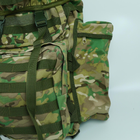 Тактичний Рюкзак Мультикам Molle з бічними підсумками 80 л Рюкзак військовий тактичний армійський камуфляжний 80л - зображення 4