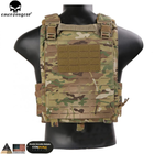 Плитоноска-тактический быстросъемный военный жилет Emersongear Quick Release LAVC ASSAULT PLate Carrier Multicam EM7404MC - изображение 4