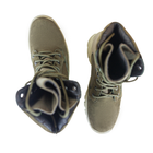 Зимові тактичні черевики (берці) BlackBay зелені на високій підошві (N-1-GREEN) | 45 (30см) - зображення 4