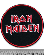 Нашивка Iron Maiden logo (Айрон Мейден) Neformal 10.7 см кругла (N0665)