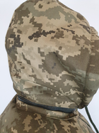 Армейский зимний уставной бушлат для ЗСУ на флисе и синтепоне 56 размера цвета камуфляж пиксель 2725 - изображение 7