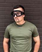 Тактичні окуляри маска антиблікові прозорі - зображення 4