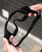 Тактические очки маска антибликовые прозрачные - изображение 6