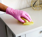 Нітрилові рукавички Medicom SafeTouch® Advanced Pink текстуровані без пудри 1000 шт рожеві Розмір M (3,6 г) - зображення 4