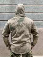 Тепла на Флісі Куртка-Реглан Військова Куртка Водонепроникна Тактична Військова Фліска Розмір 2XL - зображення 6