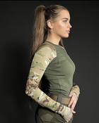 Рашгард тактичний унісекс UFB Clothing олива / мультикам NATO XXL (58-60 розмір) - изображение 4