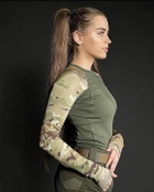 Рашгард тактичний унісекс UFB Clothing олива / мультикам NATO M (48-50 розмір) - изображение 4