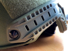 Шолом каска + кавер FAST Future Assault Helmet NIJ IIIA Олива M-L - зображення 10