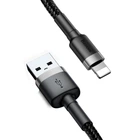 Кабель для заряджання Baseus USB - Lightning 2 м 1.5A Сірий+Чорний (CALKLF-CG1)