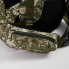 Тактичний рюкзак військовий на 85 літрів піксель армійський рюкзак ЗСУ - зображення 14