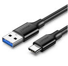 Кабель зарядный Ugreen USB 3.0 to Type-C 2М Black (US184)