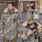 Куртка-бушлат военная Grifon Пиксель ЗСУ плащевка 50 размер - изображение 2