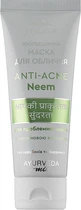 Аюрведическая маска для проблемной кожи лица - Triuga Ayurveda Mix Anti-Acne Neem Mask 75ml (1054787-49433)