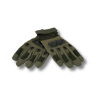 Тактичні воєнні рукавиці OKLAI Хакі Розмір M кTGL0102/М - зображення 1