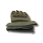 Тактические военные перчатки OKLAI Хаки Размер L кTGL0102/L - изображение 5