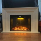 Декоративный портал камин из МДФ Infinity FN 1033 + електрокамин Royal Goodfire 33 LED белый Aristocrat Decor