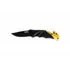 Нож складной "BULAT" 150*29*17 мм, черное нержавеющее лезвие алюминиевая рукоятка стропорез стеклобой MASTER TOOL 79-0121 - изображение 4