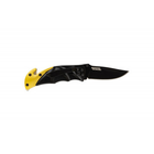 Нож складной "BULAT" 150*29*17 мм, черное нержавеющее лезвие алюминиевая рукоятка стропорез стеклобой MASTER TOOL 79-0121 - изображение 5