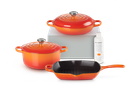 Набор посуды Le Creuset с очистителем Volcanic (lc_set3_volcanic)