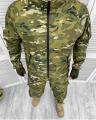Тактичний костюм Soft She’ll військова форма ЗСУ мультикам р 50 - зображення 4