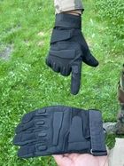 Военные тактические рукавицы Blackhawk Чорные L - изображение 5