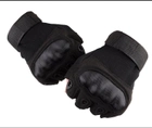 Тактичні Рукавиці Tactical Gloves PRO безпалі рукавички чорні розмір XL - зображення 7