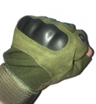 Тактические Перчатки Tactical Gloves PRO беспалые рукавицы олива размер M - изображение 2