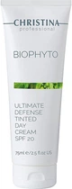 Дневной крем "Абсолютная защита", с тоном - Christina Bio Phyto Ultimate Defense Tinted Day Cream SPF 20 250ml (182347-6106)