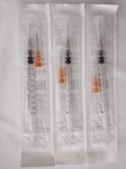 Шприцы инсулиновые одноразовые MEDICARE с двумя иголками 100 шт - изображение 1