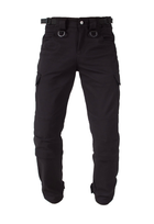 Утеплені тактичні штани на флісі modern XL black - зображення 4