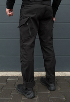 Утеплені тактичні штани на флісі modern XL black - зображення 5