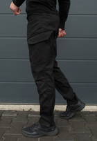 Утеплённые тактические штаны на флисе modern S black - изображение 3