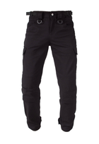 Утеплені тактичні штани на флісі modern L black - зображення 4