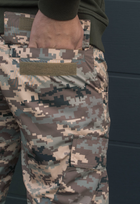 Утеплённые тактические штаны на флисе waterproof M pixel - изображение 10