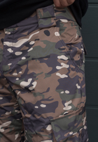 Утеплённые тактические штаны на флисе waterproof XXL multicam - изображение 10