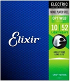 Струни для електрогітари Elixir Nickel Plated Steel OptiWeb Coating Light-Heavy 10-52 (EL OW LH)