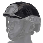Кавер Чехол на каску шлем FAST Фаст Elastic Cord Black Multicam (BCP) (12469) - изображение 3