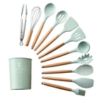 Набір кухонного приладдя 12 предметів Kitchen Set Зелений