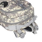 Тактический рюкзак 40 л. AOKALI вместительный и многофункциональный Outdoor A57 (Grey Pixel) - изображение 4