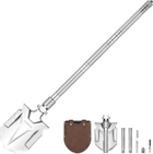 Многофункциональная туристическая лопата Naturehike Multifunctional outdoor shovel NH20GJ002 Серебристая (6927595761847) - изображение 1