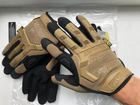 Тактичні рукавички Тактичні штурмові рукавички Бежевий M MX-70 - зображення 1